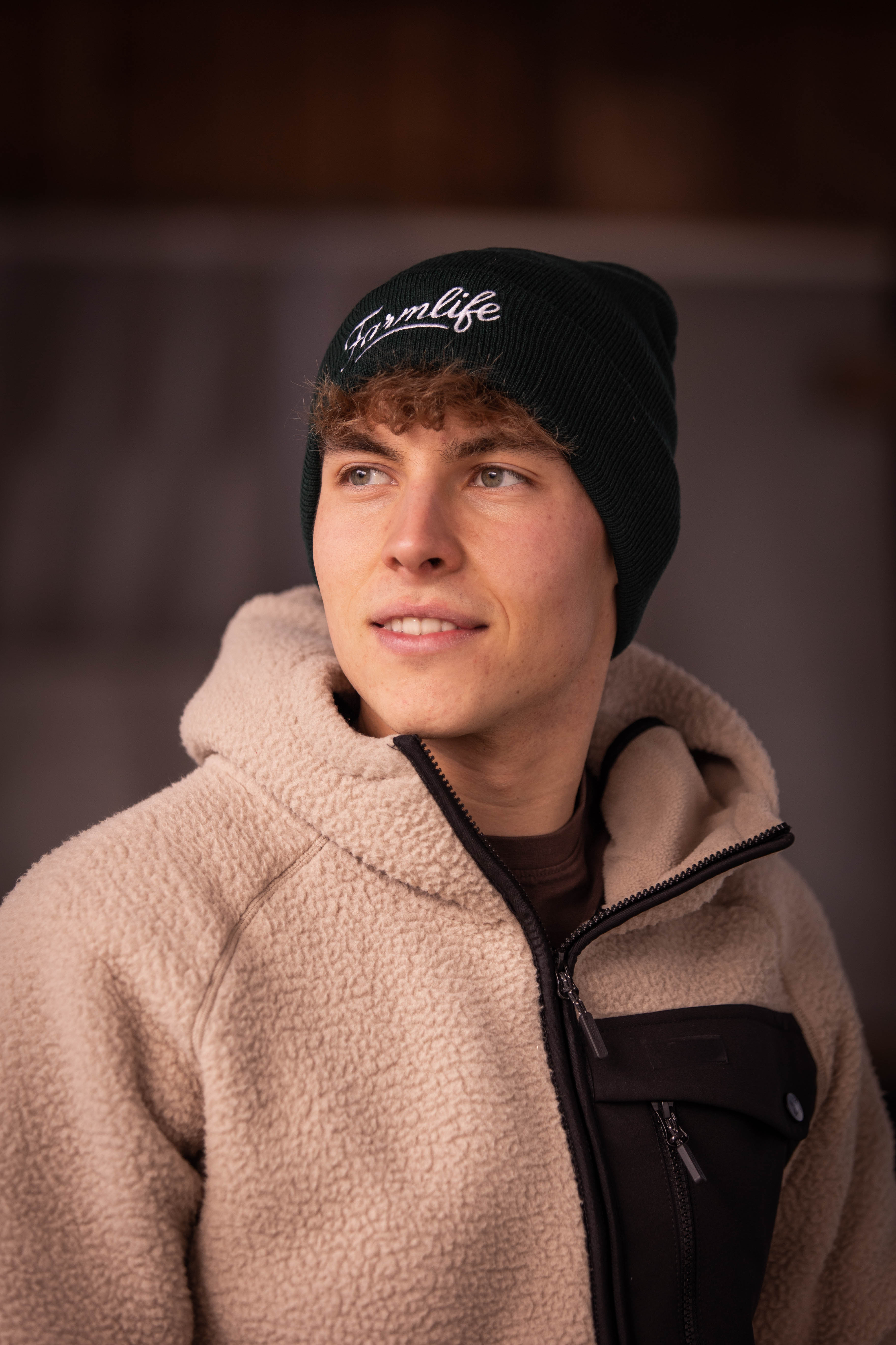 Farmlife - Wintermütze | Gesticktes Motiv